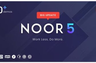 Noor — это универсальная, отзывчивая, высокопроизводительная и SEO-оптимизированная тема WordPress