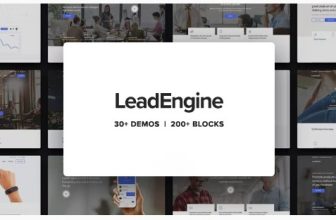 LeadEngine - Многоцелевая тема с конструктором страниц