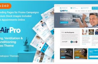 AirPro - Тема WordPress Отопление и кондиционирование