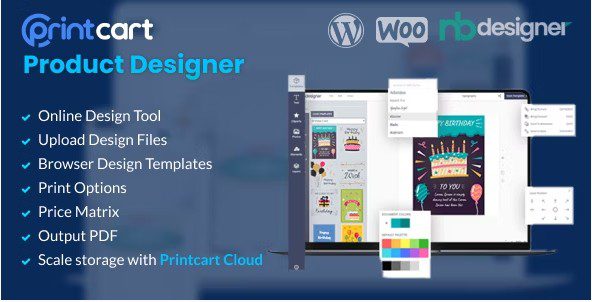 СКАЧАТЬ - Printcart Product Designer - Дизайнер продуктов WooCommerce