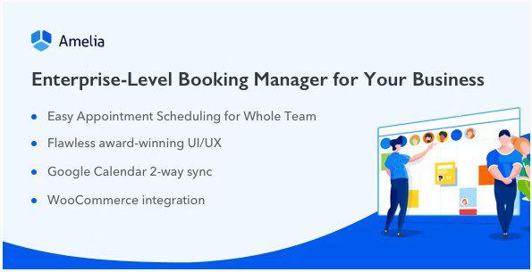 Amelia — Плагин WordPress для записи на прием на корпоративном уровне