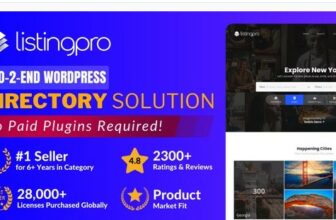 ListingPro - тема WordPress для каталогов и объявлений